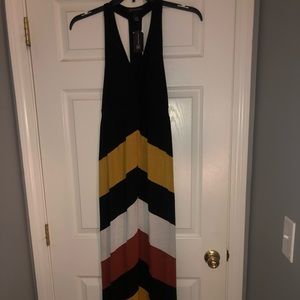 Zig zag patterned maxi dress